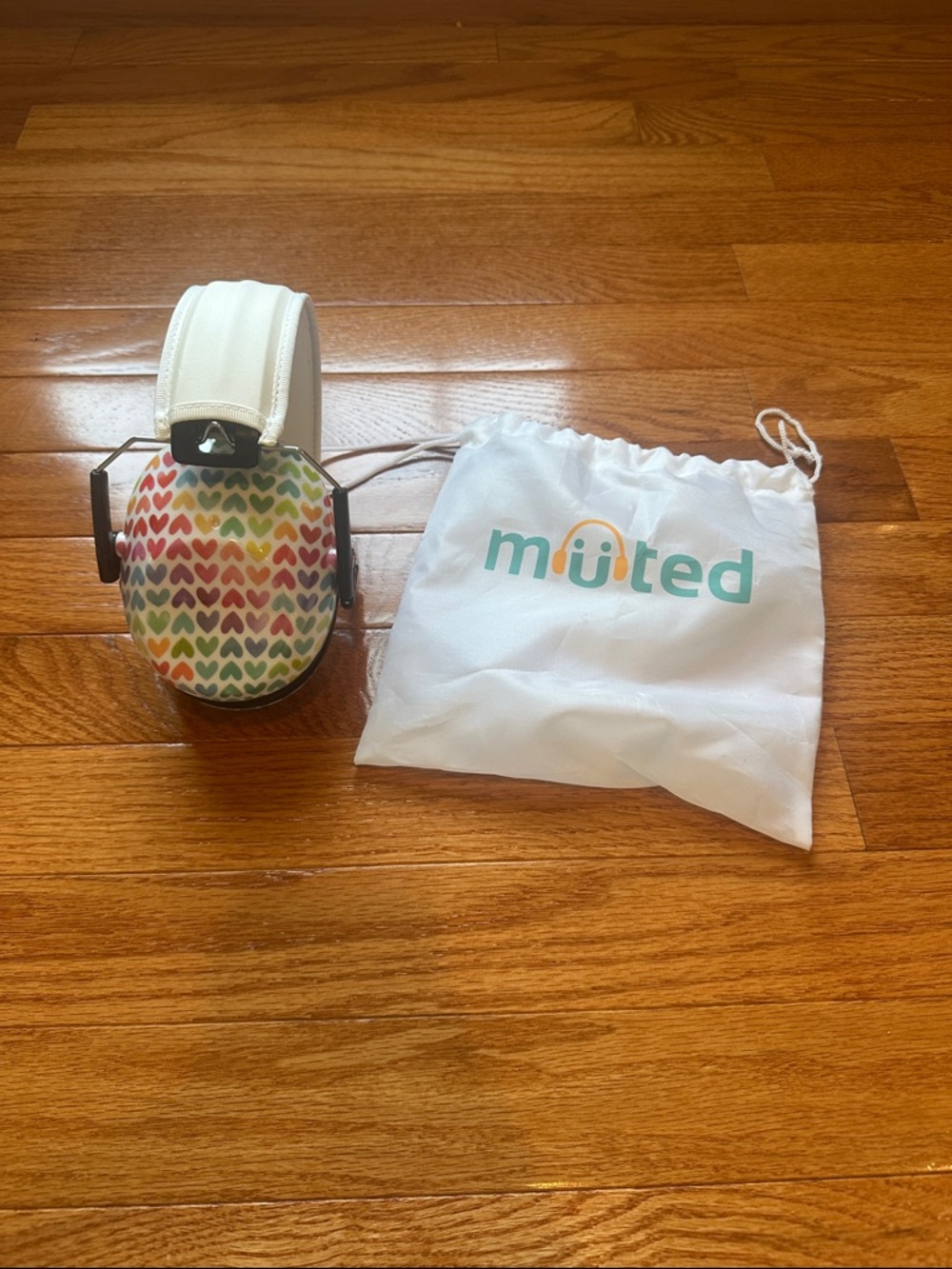 Toddler/Baby Kids Rainbow Heart Noise-Reducing Headphones